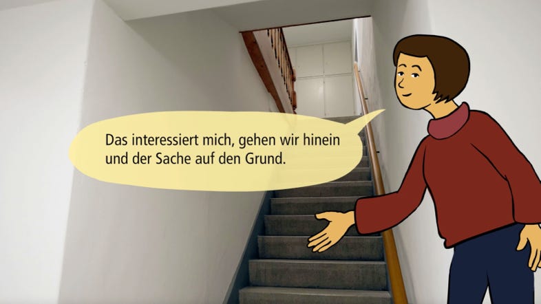 Ein Film von Bruno Meier, Historiker, mit den Animationen von Basil Vogt für das Museum Antistitium Chur. Die fiktive Ladina führt das Publikum durch die 500 jährige Reformationsgeschichte von chur und Grabünden anhand der originalen Schauplätzen in Ilanz und Chur. Digital Cutout Animationsfilm Produktion in Zürich, Schweiz. Animationen erstellt mit Animate.