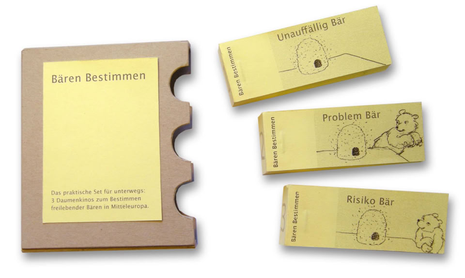 Das Set mit den Daumenkinos erschien in einder ganz kleinen Auflage.