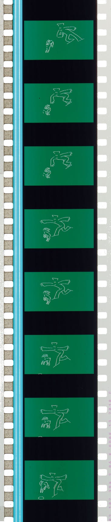 Der Zeichentrickfilm Kapitän Hu wurde mit einem Pantografen direkt in den 35mm Filmstreifen gekratzt. Im Labor wurde ein  Internegativ mit doppeltem Aufnahmemass hergestellt. 